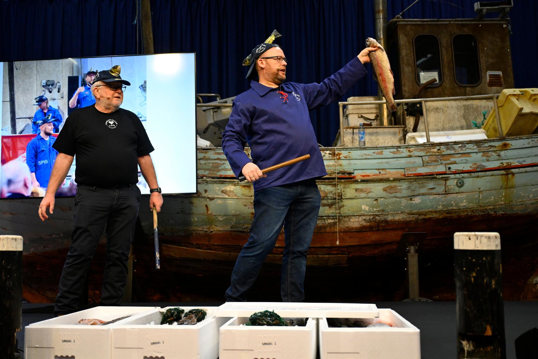 Funny activities at danish travel show