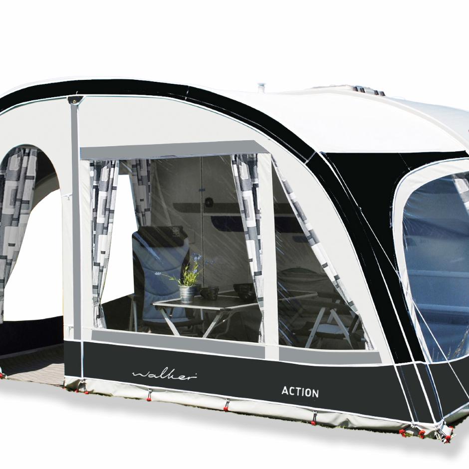 Exclusively for the Adria Action 341/361 caravans Walker developed the Action awning