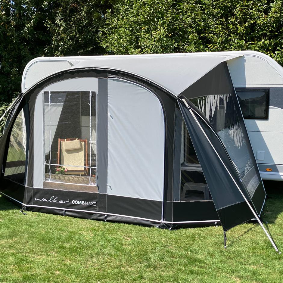Walker Combi-Luxe: Sun canopy and Porch in one!