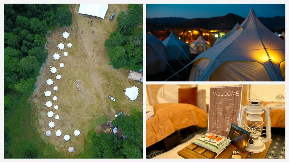 Lotus Belle launches rental of glamping tents