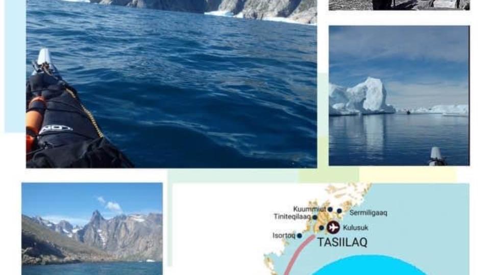 Talk about Susanne Jars kayak eksp from Tasiilaq - Nanortalik , greenland